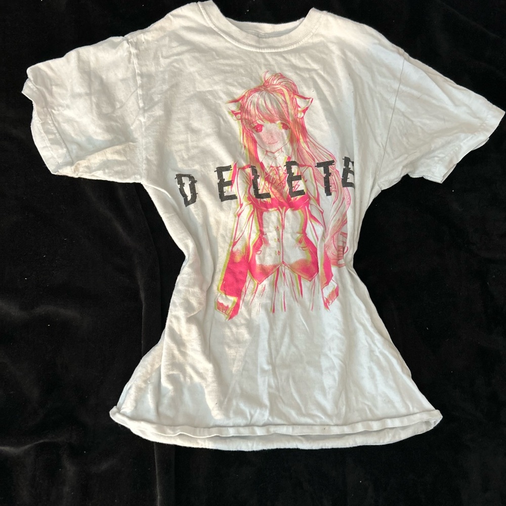 White anime shirt